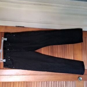 Levi's men's size W34 L30 button fly black denim jeans